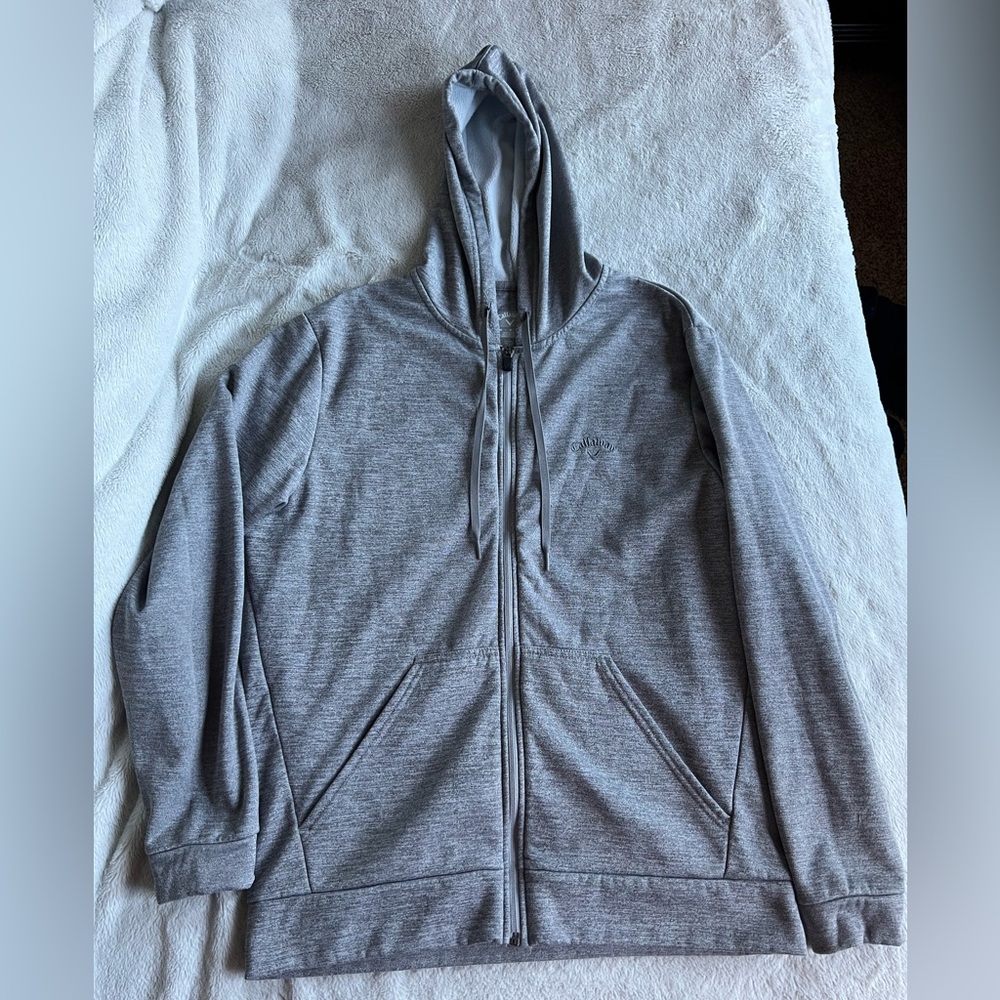 Callaway Gray Zip-Up Hoodie
